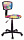 Кресло детское Бюрократ CH-299 мультиколор абстракция сетка/ткань крестов. пластик