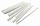 Пружины для переплета пластиковые Silwerhof d=51мм 411-450лист A4 белый (50шт) (1373590)