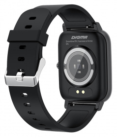 Смарт-часы Digma Smartline E5 1.69" TFT корп.черный рем.черный (E5B)