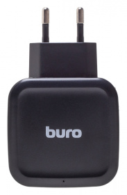 Сетевое зар./устр. Buro TJ-286B Smart 25W 5A 4xUSB универсальное черный (TJ-286B)