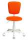 Кресло детское Бюрократ CH-W204NX оранжевый TW-96-1 крестов. пластик пластик белый