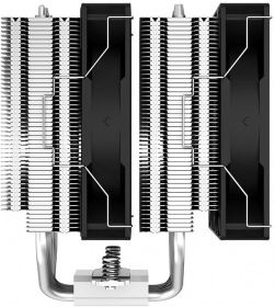 Устройство охлаждения(кулер) Deepcool AG620 Soc-AM5/AM4/1151/1200/2066/1700 черный 4-pin 15-29dB Al+Cu 260W 1300gr Ret