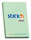 Блок самоклеящийся бумажный Stick`n 21147 51x76мм 100лист. 70г/м2 пастель зеленый