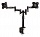 Кронштейн для мониторов ЖК Kromax OFFICE-3 серый 15"-32" макс.12кг настольный поворот и наклон