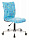Кресло Бюрократ CH-330M голубой Sticks 06 крестов. металл хром