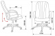 Кресло руководителя Бюрократ T-898 серый 3C1 крестов. пластик