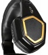 Наушники с микрофоном Оклик HS-L310G Guardian черный/золотистый 2.2м мониторные оголовье (359483)
