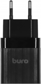 Сетевое зар./устр. Buro BUWE1 10.5W 2.1A 2xUSB универсальное черный (BUWE10S200BK)