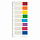 Закладки самокл. индексы пластиковые Stick`n 21467 12x45мм 8цв.в упак. 15лист с цветным краем на линейке европодвес