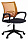 Кресло Бюрократ CH-695NLT оранжевый TW-38-3 сиденье черный TW-11 сетка/ткань крестов. пластик