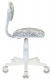 Кресло детское Бюрократ CH-W201NX белый раскраска крестов. пластик пластик белый
