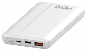 Мобильный аккумулятор Hiper MX Pro 10000 10000mAh QC/PD 3A белый (MX PRO 10000 WHITE)
