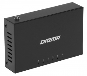 Коммутатор Digma DSW-205GE 5x1Гбит/с неуправляемый