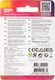 Флеш карта microSDXC 512GB Silicon Power SP512GBSTXDA2V20SP Superior + adapter