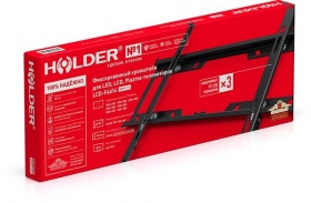 Кронштейн для телевизора Holder F4614-B черный 32"-55" макс.40кг настенный фиксированный