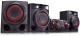 Минисистема LG XBOOM CJ45 черный 720Вт CD CDRW FM USB BT