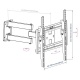 Кронштейн для телевизора Arm Media PT-15 NEW черный 32"-55" макс.35кг настенный поворотно-выдвижной и наклонный