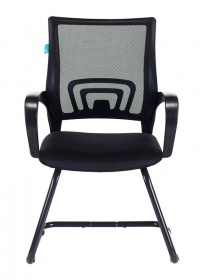 Кресло Бюрократ CH-695N-AV черный TW-01 сиденье черный TW-11 сетка/ткань полозья металл черный