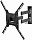 Кронштейн для телевизора Kromax OPTIMA-404 черный 15"-55" макс.35кг настенный поворотно-выдвижной и наклонный