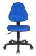 Кресло детское Бюрократ KD-4 синий космос крестов. пластик