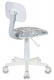 Кресло детское Бюрократ CH-W201NX белый раскраска крестов. пластик пластик белый