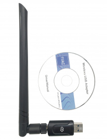 Сетевой адаптер Wi-Fi Digma DWA-AC1300E AC1300 USB 3.0 (ант.внеш.съем) 1ант. (упак.:1шт)