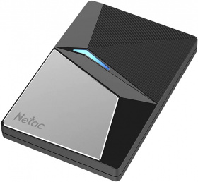 Накопитель SSD Netac USB-C 240Gb NT01Z7S-240G-32BK Z7S 2.5" черный