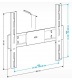 Кронштейн для телевизора Holder LCD-F4611 черный 32"-65" макс.40кг настенный фиксированный