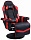 Кресло игровое Cactus CS-CHR-GS200BLR черный/красный подст.для ног