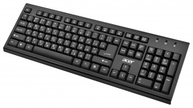 Клавиатура + мышь Acer OKR120 клав:черный мышь:черный USB беспроводная (ZL.KBDEE.007)