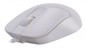 Мышь A4Tech Fstyler FM12S белый оптическая (1200dpi) silent USB (3but)