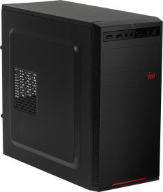 ПК IRU Home 310H5SE MT i3 10100 (3.6) 4Gb SSD240Gb UHDG 630 Free DOS GbitEth 400W черный (1610371)