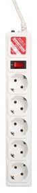 Сетевой фильтр Powercube SPG-B-6-WHITE 1.9м (5 розеток) белый (коробка)