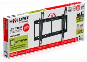 Кронштейн для телевизора Holder LCD-T4609 черный 32"-65" макс.60кг настенный наклон