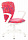Кресло детское Бюрократ KD-W10AXSN малиновый Sticks 05 крестов. пластик пластик белый