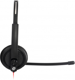 Наушники с микрофоном Оклик HS-L900 черный 2.8м накладные оголовье (1532022)