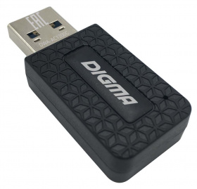 Сетевой адаптер Wi-Fi Digma DWA-AC1300C AC1300 USB 3.0 (ант.внутр.) 1ант. (упак.:1шт)