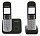 Р/Телефон Dect Panasonic KX-TG6812RU черный (труб. в компл.:2шт) АОН