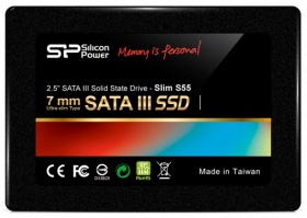 Накопитель SSD Silicon Power SATA-III 120GB SP120GBSS3S55S25 Slim S55 2.5"