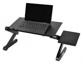Стол для ноутбука Buro BU-804 столешница металл черный 48x48x26см