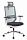 Кресло руководителя Бюрократ MC-W612N-H темно-серый TW-04 38-417 с подголов. крестов. металл хром пластик белый