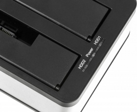 Док-станция для HDD AgeStar 3UBT8 SATA III USB3.0 пластик/алюминий серебристый 2