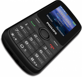Мобильный телефон Philips E2101 Xenium черный моноблок 2Sim 1.77" 128x160 Thread-X GSM900/1800 MP3 FM microSD max32Gb