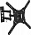 Кронштейн для телевизора Ultramounts UM870 черный 23"-55" макс.30кг настенный поворот и наклон