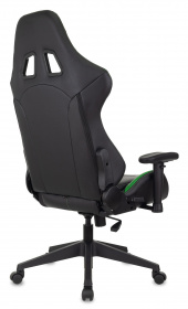 Кресло игровое Zombie VIKING 5 AERO черный/салатовый эко.кожа с подголов. крестов. пластик
