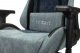 Кресло игровое Zombie VIKING 7 KNIGHT Fabric голубой ткань/эко.кожа с подголов. крестов. металл