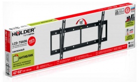 Кронштейн для телевизора Holder LCD-T6606 черный 42"-65" макс.60кг настенный наклон