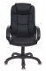 Кресло руководителя Бюрократ CH-839 черный Leather Black эко.кожа крестов. пластик