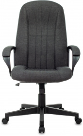 Кресло руководителя Бюрократ T-898 темно-серый 38-417 крестов. пластик