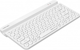 Клавиатура A4Tech Fstyler FBK30 белый USB беспроводная BT/Radio slim Multimedia (FBK30 WHITE)